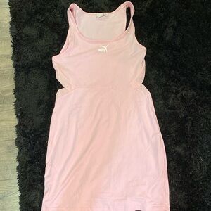 Size large puma sporty spring dress with side cut outs
